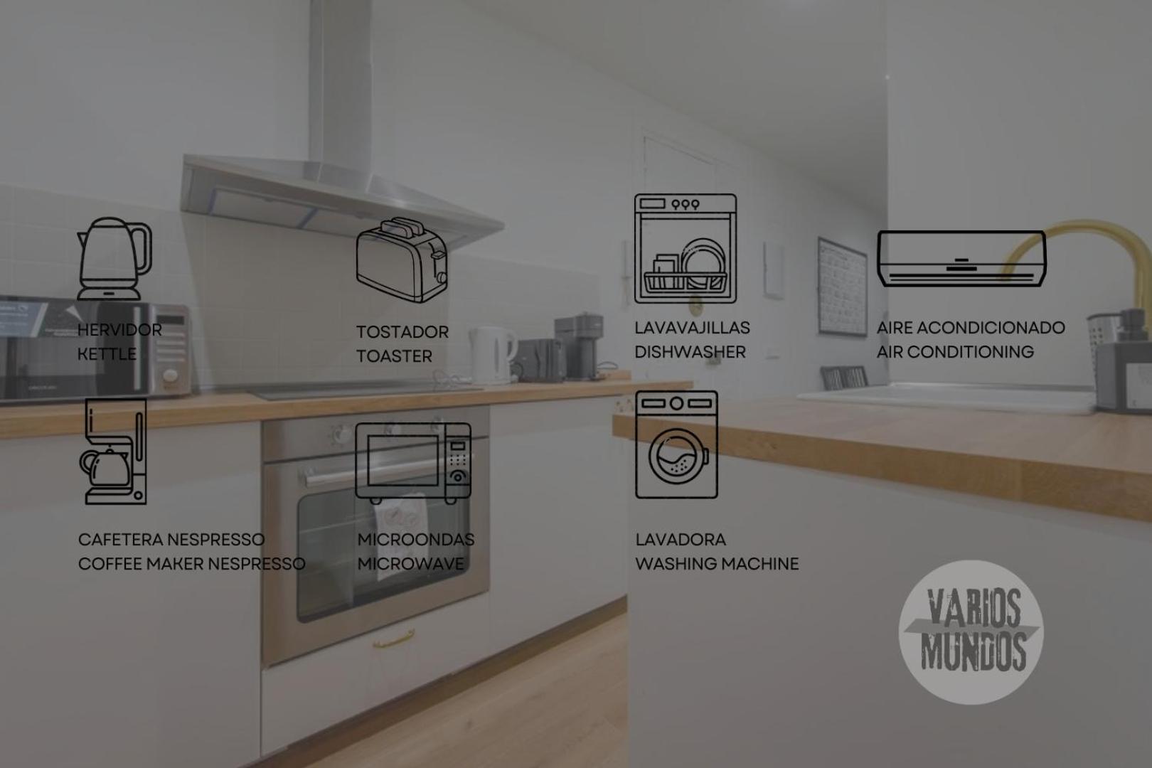 Cozy Apt Para 6Pax A Escasos Metros Del Retiro - Madrid E1 Esterno foto